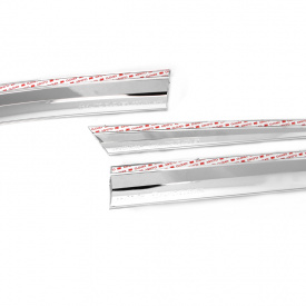 Дефлекторы Auto Clover C503 - хромированные 6 шт на Hyundai Santa Fe 3 (DM)